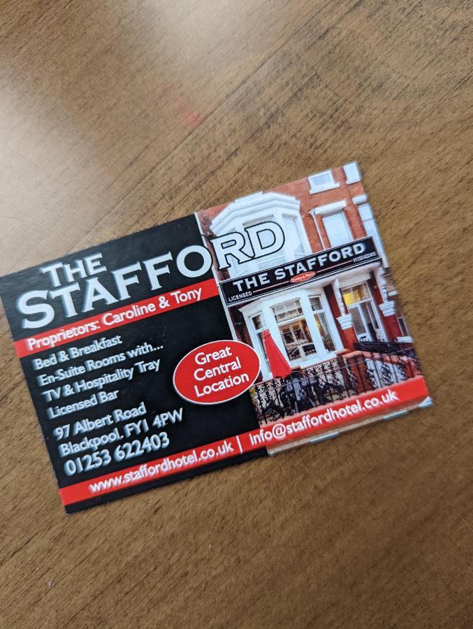 The Stafford Bed and Breakfast Blackpool Eksteriør billede
